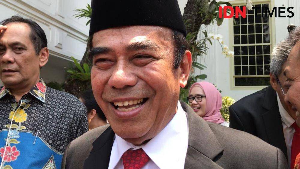 Menag Fachrul Razi ditemui di Istana Negara, Kamis (14/11). IDN Times/Teatrika Handiko Putri