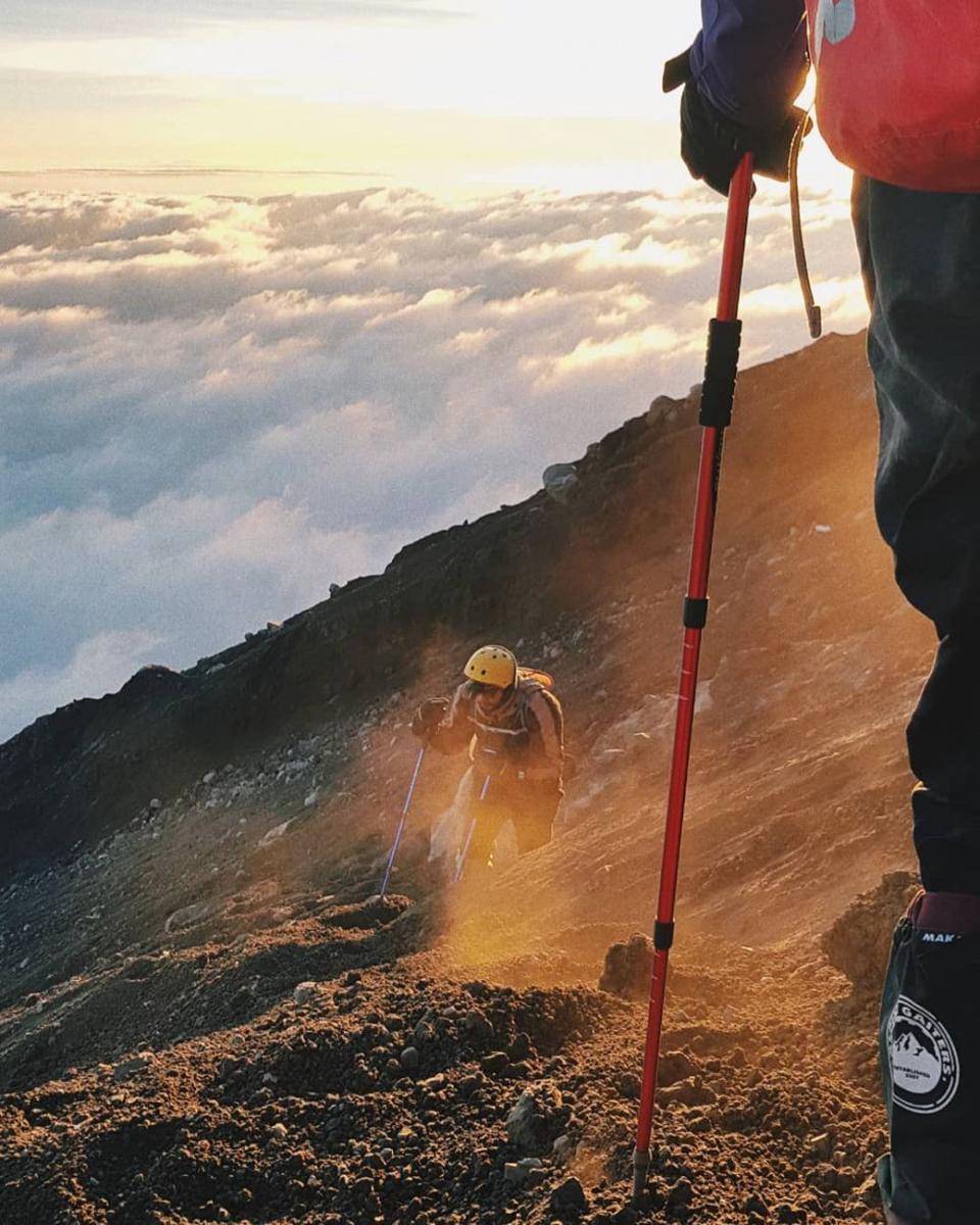 Jalur pendakian gunung Semeru. Instagram.com/delladartyan