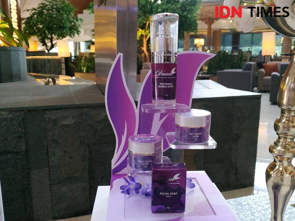 Grand Launching Skincare Dinars. 23 Oktober 2019. IDN Times/Syarifah Noer Aulia