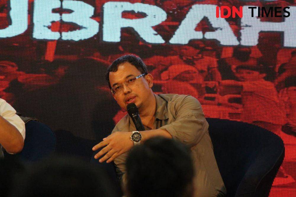 Presiden Persis Solo sekaligus Caketum PSSI, Vijaya (23/10). IDN Times/Ardiansyah Fajar