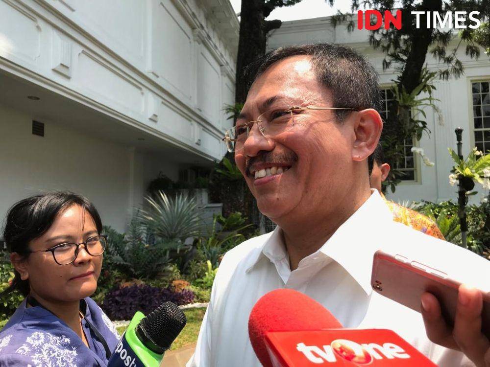 Menteri Kesehatan Terawan di Istana Kepresidenan, Jakarta, Kamis (21/11). (IDN Times/Teatrika Handiko Putri)