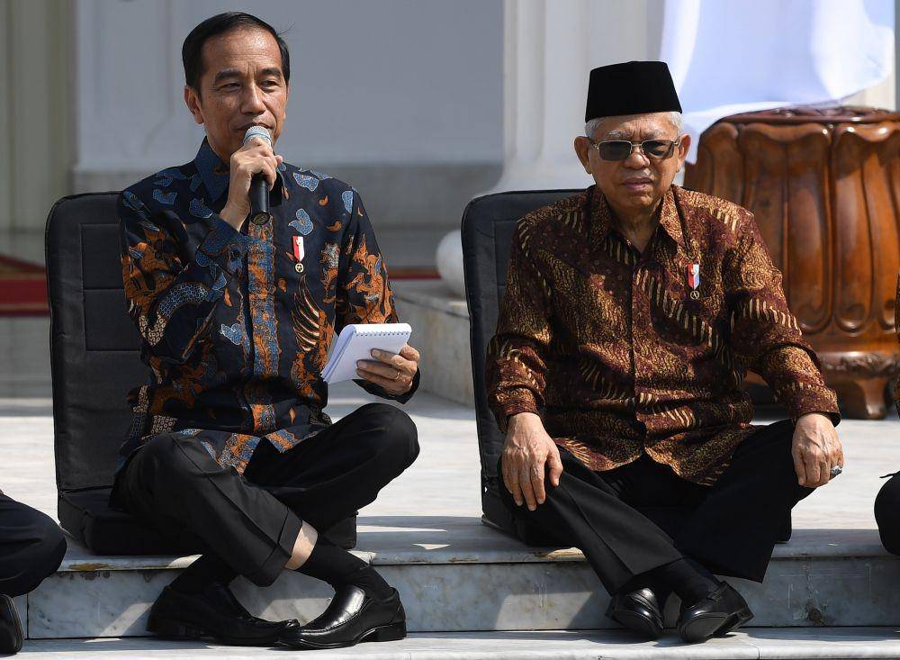 Jokowi dan ma'ruf amin