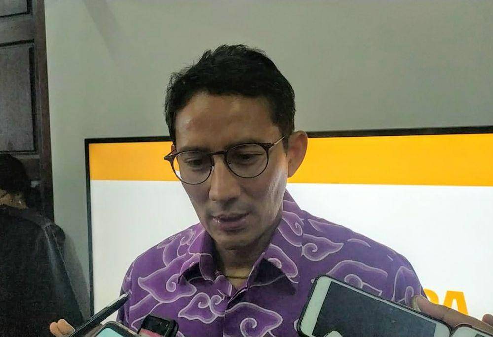 Mantan wakil gubernur Jakarta, Sandiaga Uno saat dirinya menghadiri acara di FIA Universitas Brawijaya, Malang, Kamis (24/10/2019). IDN Times/ Alfi Ramadana
