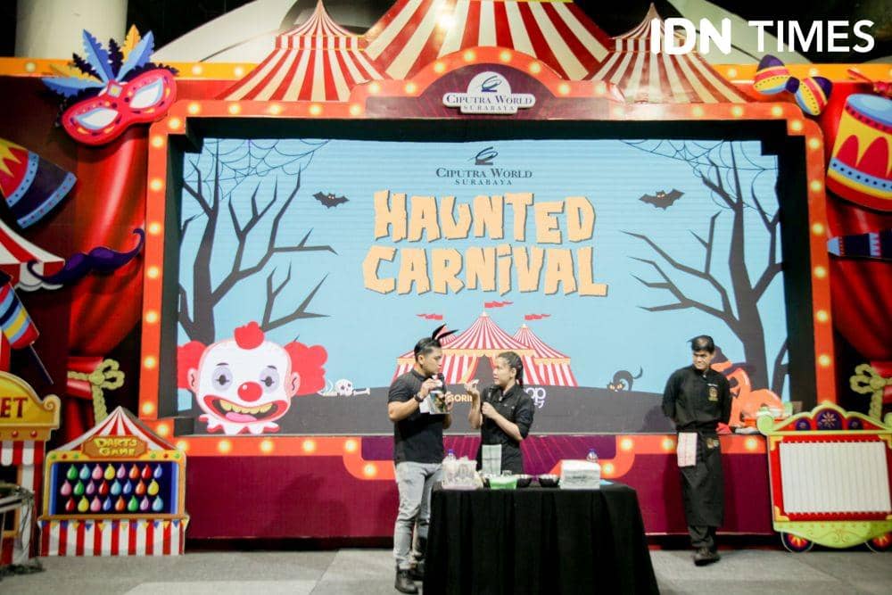 Suasana Haunted Carnival di Ciputra World Surabaya. IDN Times/Prila Arofani