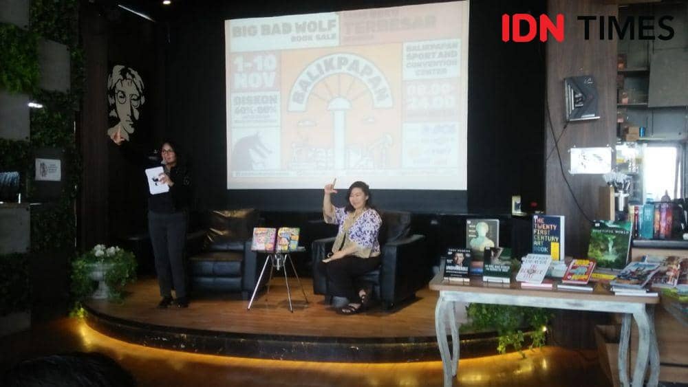Big Bad Wolf gelar pers konferens di Coffee Hobbies, Balikapapan, Kamis (14/10) siang. IDN Times/Surya Aditya