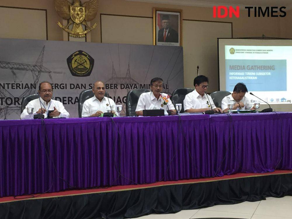 Direktorat Jenderal ESDM Konferensi Pers