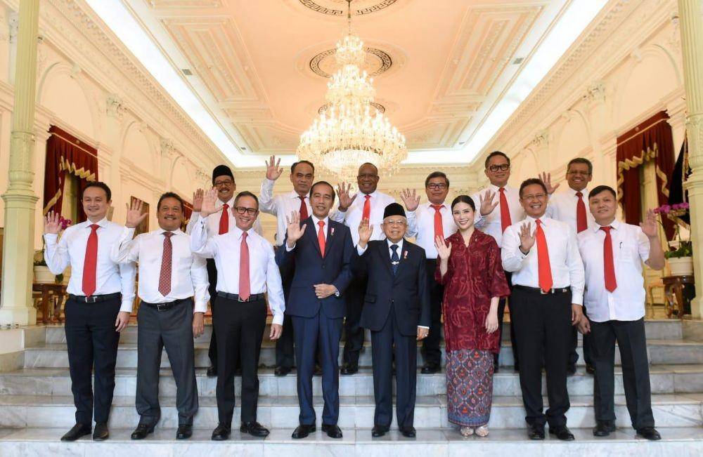 (Pelantikan wakil menteri di kabinet Jokowi) Twitter/@KSPgoid