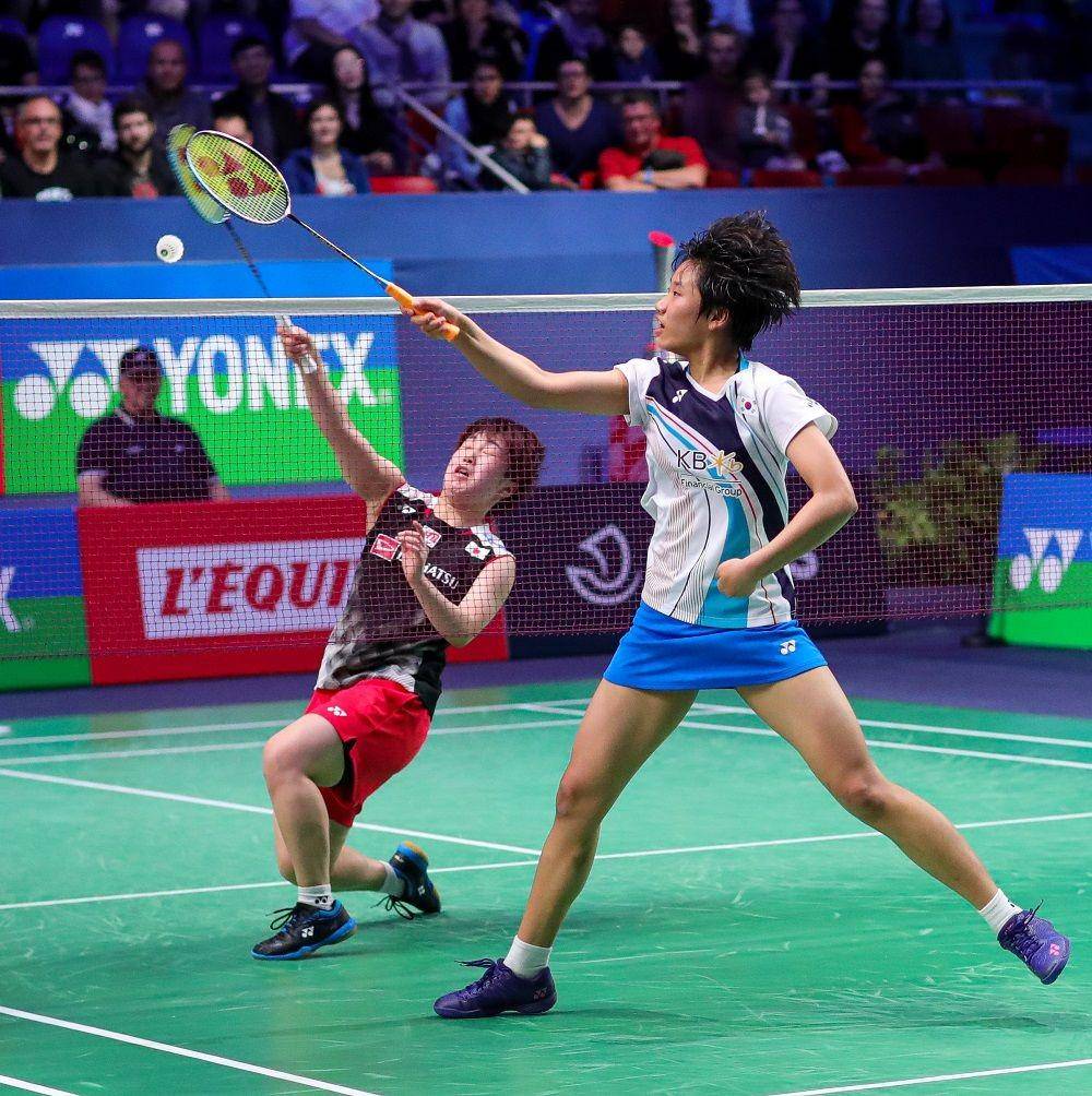 Akane Yamaguchi vs An Se-young di semifinal French Open 2019. Bwfbadminton.com