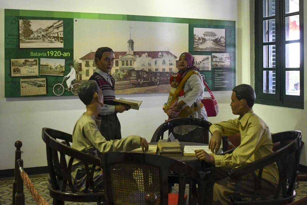 (Museum Sumpah Pemuda di Jakarta) ANTARA FOTO/Nova Wahyudi