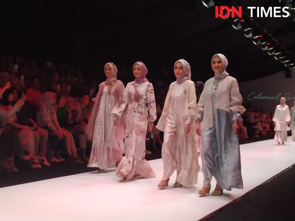 Wearing Klamby di Jakarta Fashion Week 2020. 26 Oktober 2019. IDN Times/Syarifah Noer Aulia