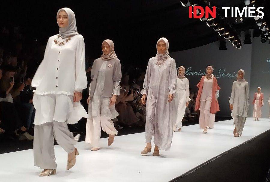 Wearing Klamby di Jakarta Fashion Week 2020. 26 Oktober 2019. IDN Times/Syarifah Noer Aulia