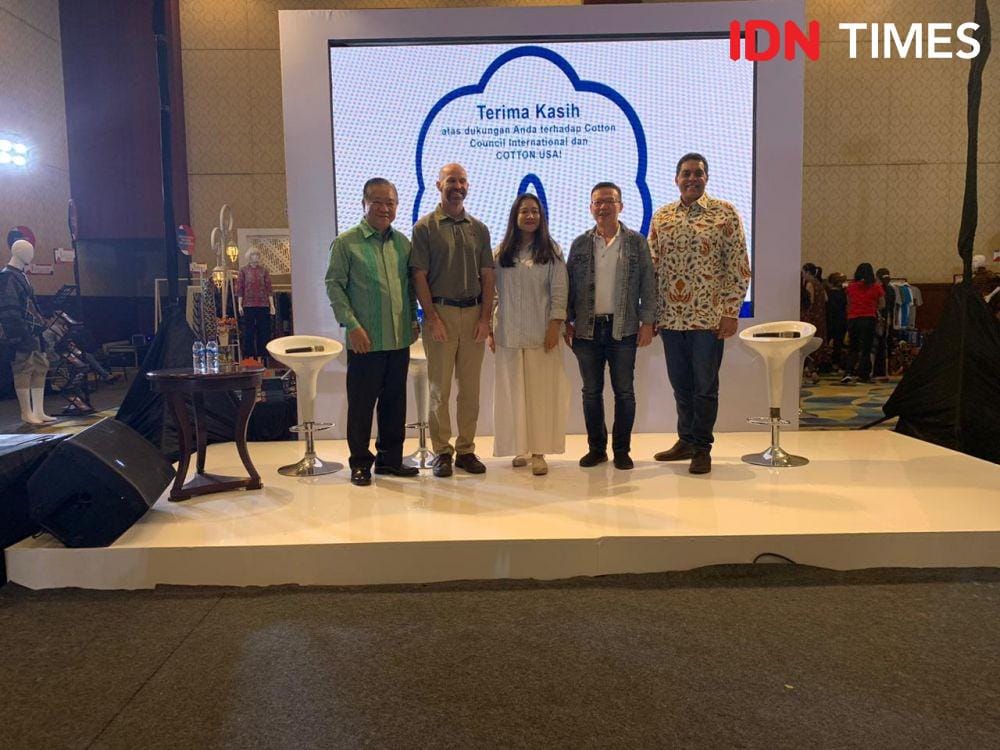 Cotton Council International di JFW 2020. 26 Oktober 2019. IDN Times/Syarifah Noer Aulia