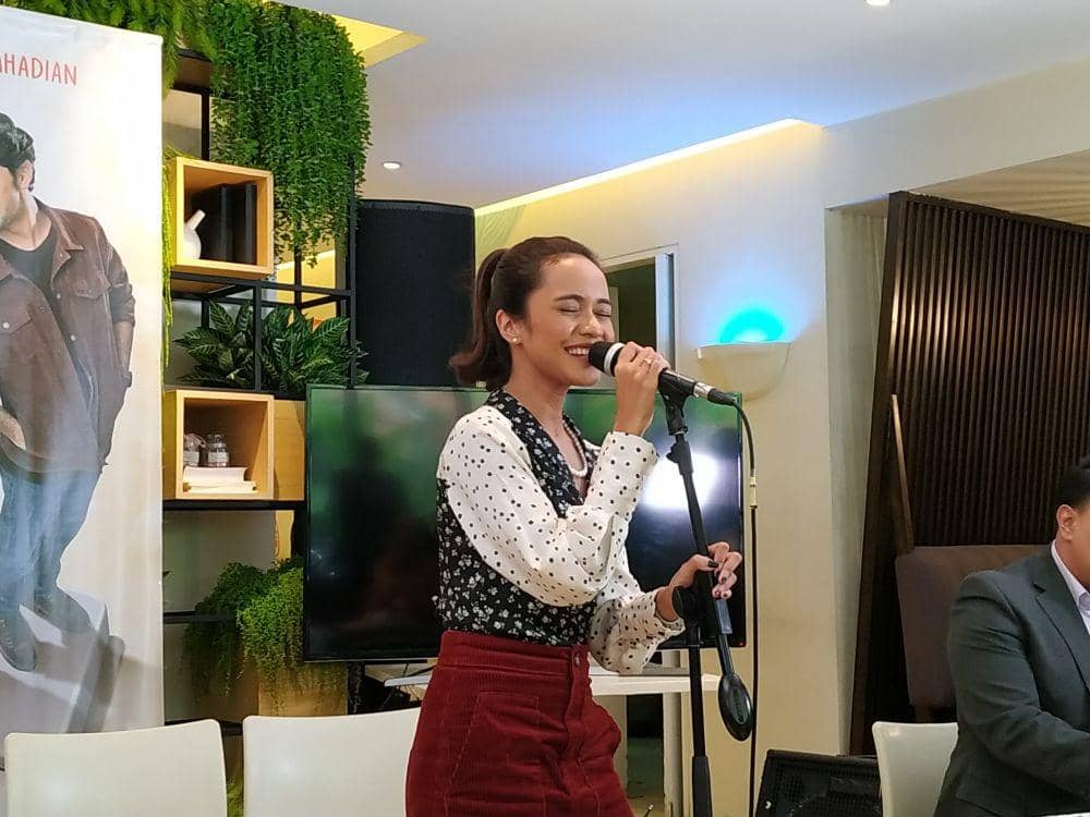 Audrey Tapiheru pengisi soundtrack film "Imperfect: Karir, Cinta & Timbangan". 29 Oktober 2019. IDN Times/ Nadia Umara