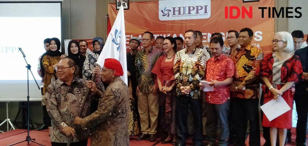 Pelantikan pengurus Hippi DIY di Hotel Forriz Yogyakarta, Rabu (30/10). IDN Times/Daruwaskita