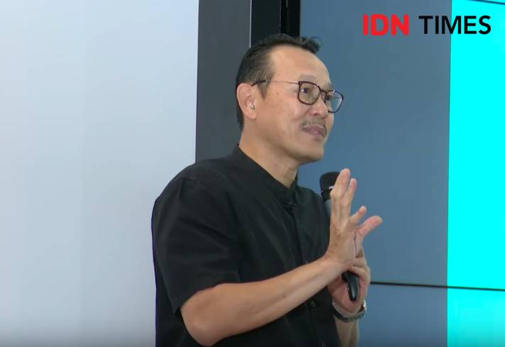 (Direktur Utama BPJS Kesehatan Fachmi Idris saat berkunjung ke IDN Media HQ) IDN Times/Vanny El Rahman