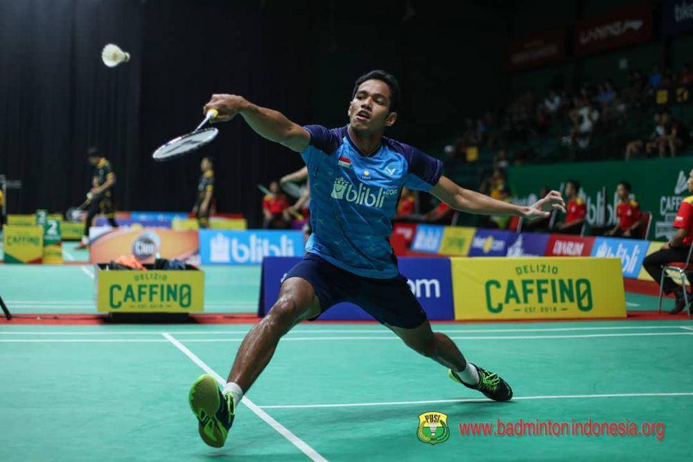 Tunggal putra pelatnas, Chico Dwi Aura Wardoyo. badmintonindonesia.org