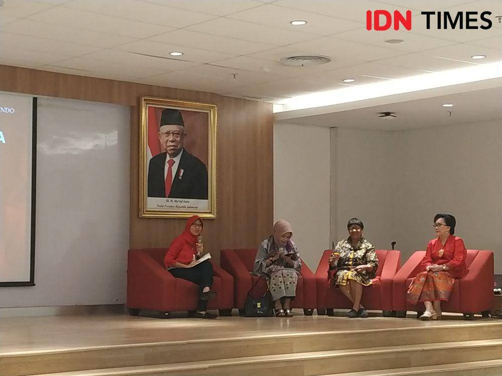 Peluncuran buku "Melati di Taman Keberagaman". 30 Oktober 2019. IDN Times/Klara Livia