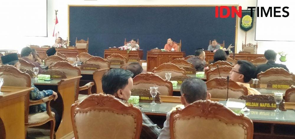 (Sidang paripurna DPRD Bantul). IDN Times/Daruwaskita