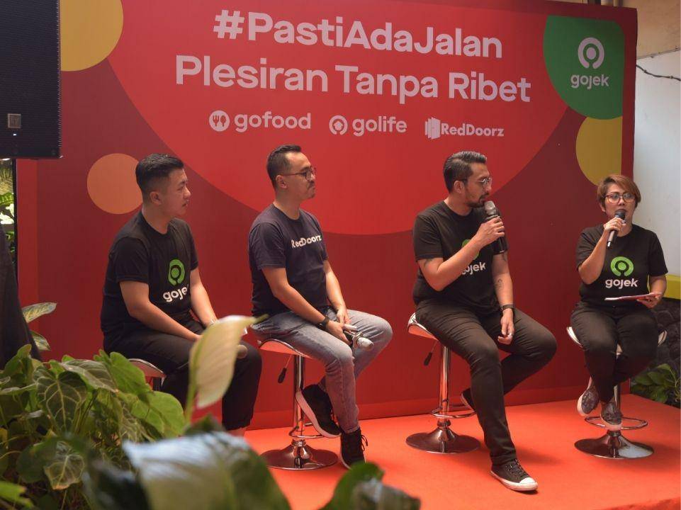 Kolaborasi GoJek dan RedDoorz. Istimewa/Gojek