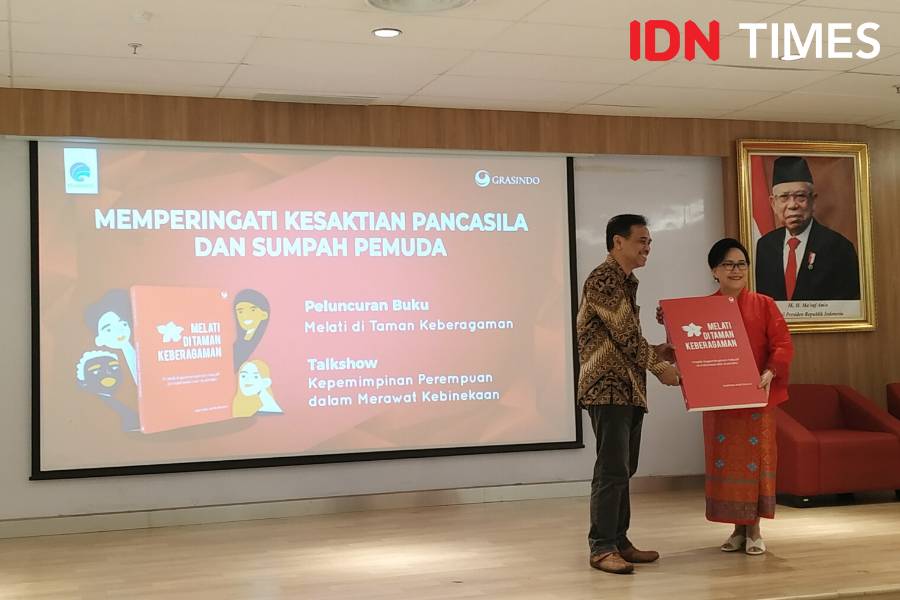 Peluncuran buku "Melati di Taman Keberagaman". 30 Oktober 2019. IDN Times/Klara Livia
