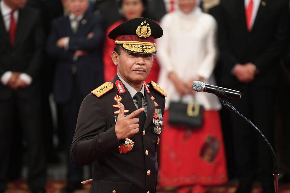 Kapolri Jenderal Idham Aziz. ANTARA FOTO/Wahyu Putro A