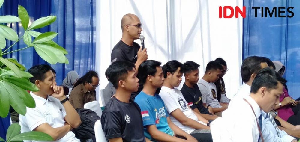 (Roni salah satu peserta Bantul 10K). IDN Times/Daruwaskita