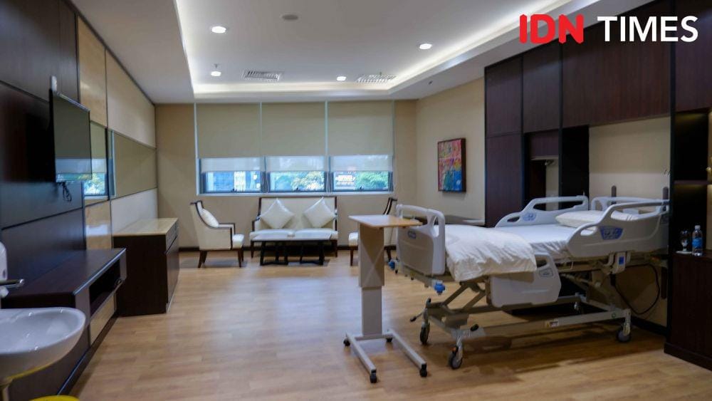 Salah satu suasana kamar pasien kelas suite di Rumah Sakit Gleneagles Kuala Lumpur, Malaysia. IDN Times/Reza Iqbal