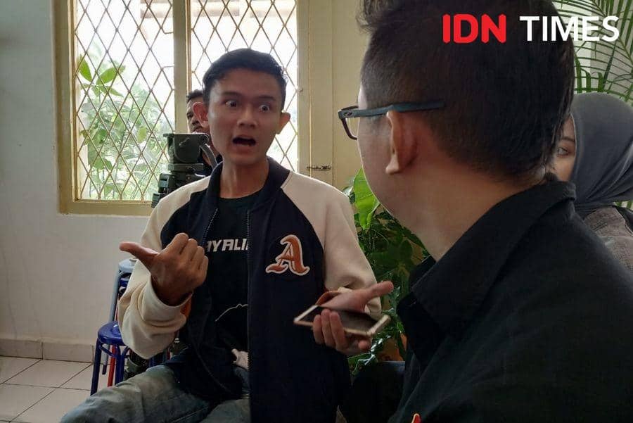 Ridho, penyandang tuna rungu yang sanggup lari dengan jarak 42 km. 31 Oktober 2019. IDN Times/Febriyanti Revitasari