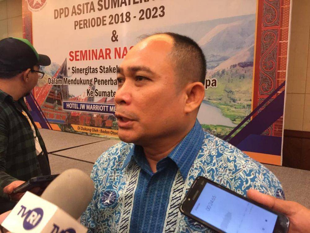 Ketua DPD Asita Sumut Solahuddin Nasution. (IDN Times/Prayugo Utomo)