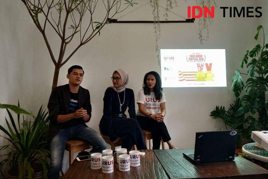 Saras Tri Seno (Co-Founder YOAYO) jelaskan cara bergabung Pahlawan Virtual Tour di aplikasi besutannya. 31 Oktober 2019. IDN Times/Febriyanti Revitasari
