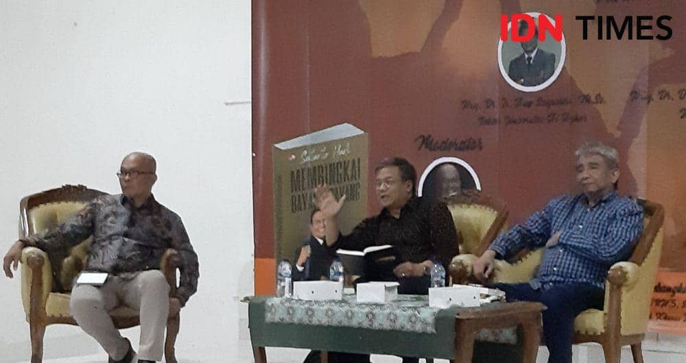 Peluncuran dan Bedah Buku Membingkai Bayang-Bayang Karya Sutarto Hadi. 01 November 2019. IDN Times/Yolanda Vania