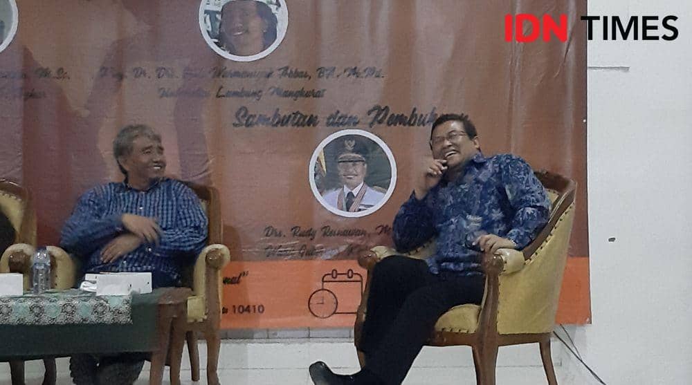 Peluncuran dan Bedah Buku Membingkai Bayang-Bayang Karya Sutarto Hadi. 01 November 2019. IDN Times/Yolanda Vania