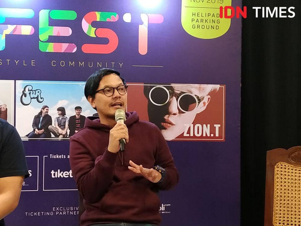 Bimo Nugroho selaku Program Director GUDFEST. 1 November 2019. IDN Times/Nadia Umara