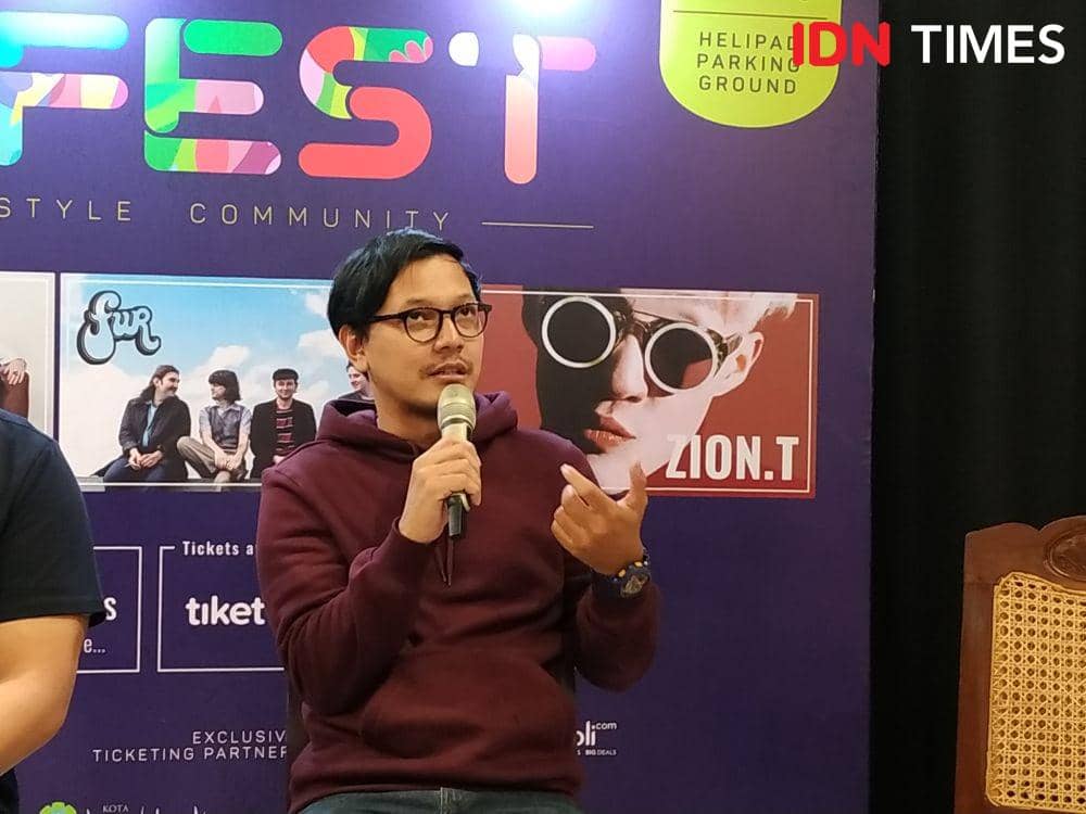 Bimo Nugroho selaku Program Director GUDFEST. 1 November 2019. IDN Times/Nadia Umara