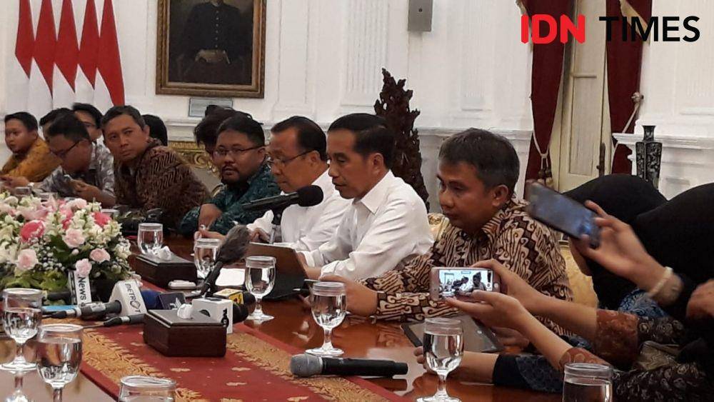 (Presiden Joko Widodo di Istana Kepresidenan, Jakarta) IDN Times/Teatrika Handiko Putri