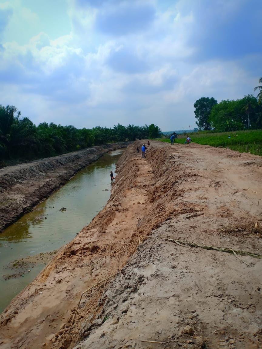 Pembangunan Irigasi oleh Dinas Pengelolaan Sumber Daya Air (PSDA)(IDN/Istimewa)