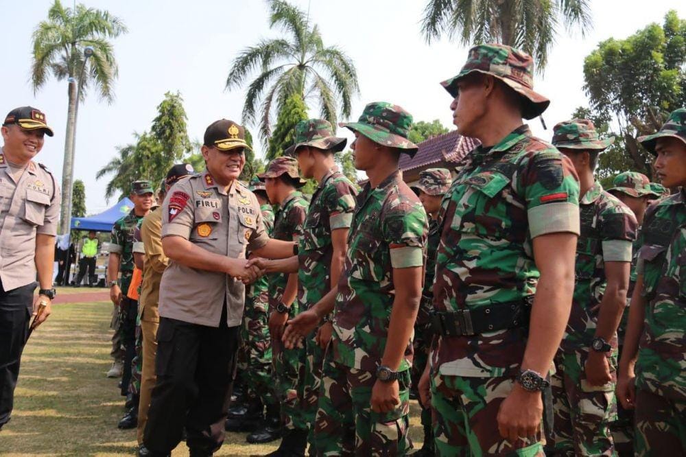 Kapolda menarik pasukan dari Ogan Komering Ilir (Dokumen Istimewa)