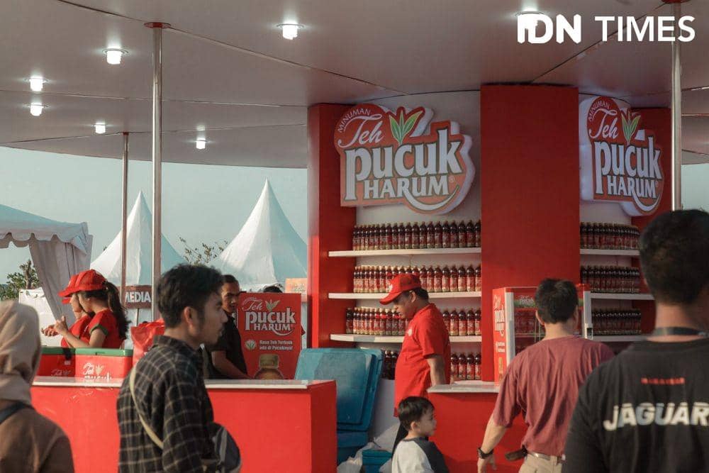 Outlet Teh Pucuk Harum. IDN Times/Prila Arofani