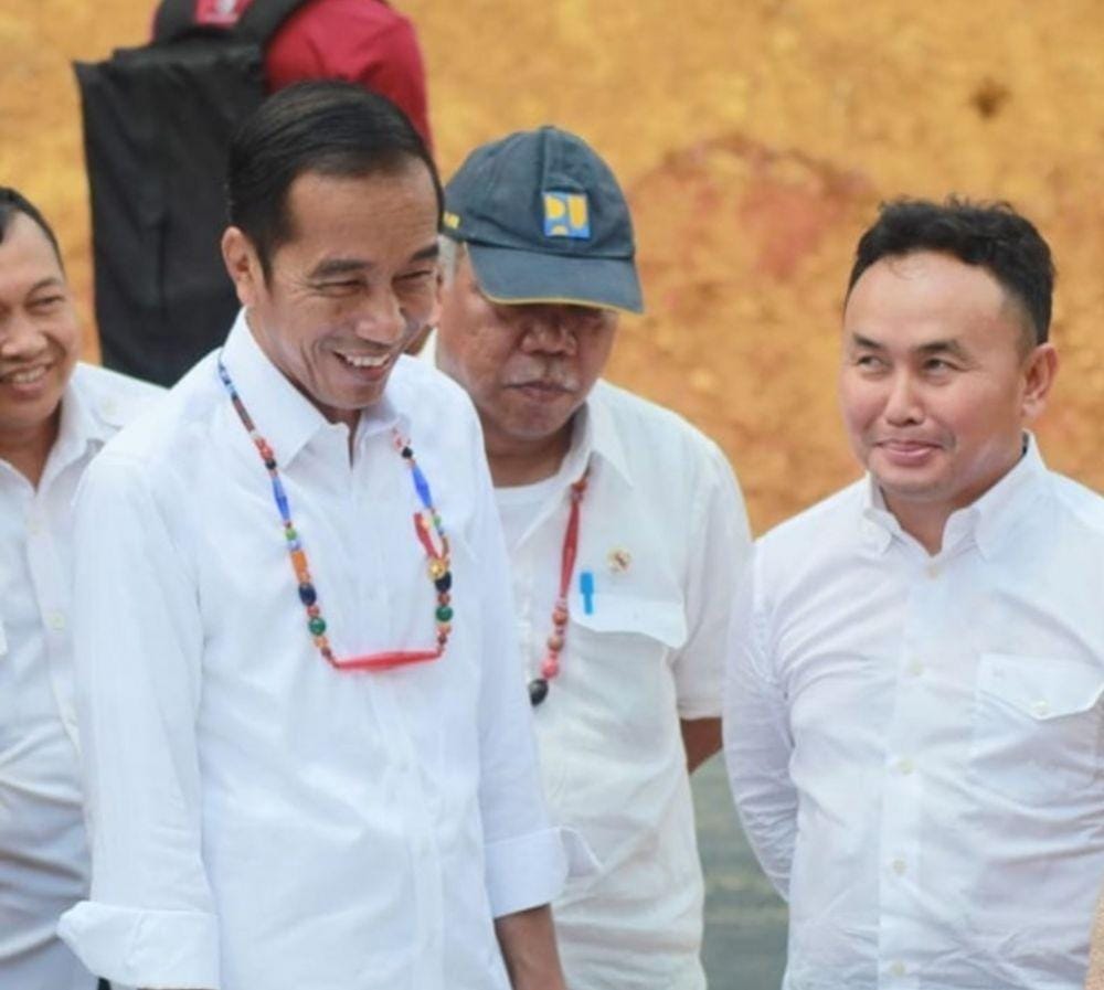 Gubernur Kalteng Sugianto Sabran (paling kanan) Instagram.com/@sugianto_sabran