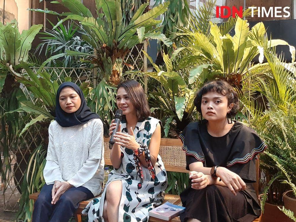 Andien Rilis Buku Belahan Jantungku. 4 November 2019. IDN Times/Klara Livia