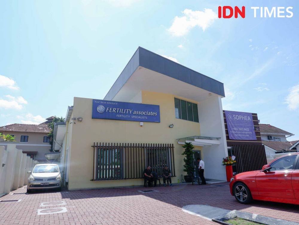 Suasana depan Pusat Kesuburan Sophea di Kuala Lumpur. IDN Times/Reza Iqbal