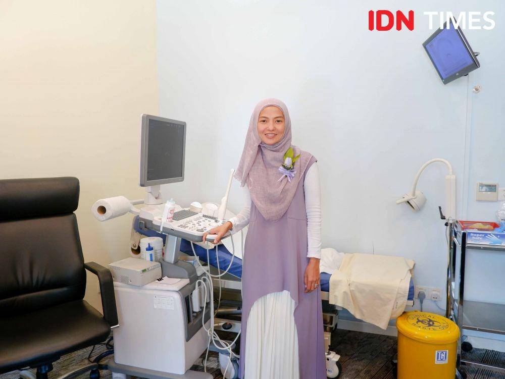 Fertility Specialist Sophea, Dr. Norazlin Rosli saat ditemui awak media dalam acara hospital visit dari MHTC di Sophea Kuala Lumpur, Jumat (1/11).