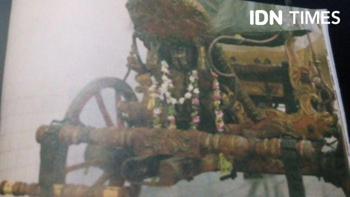 Pamflet pameran Sekaten 2019 yang memperlihatkan kereta pusaka milik Keraton. IDN Times/Pito Agustin Rudiana