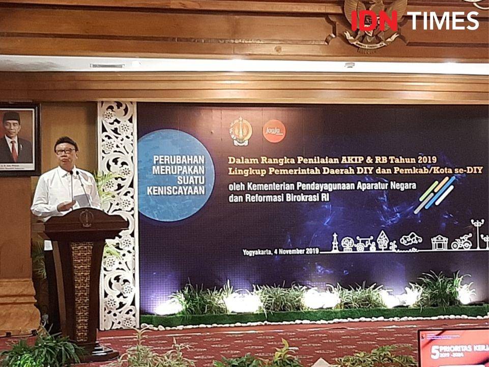 Pengarahan Menpan RB Penilaian SAKIP_IDNTimes/Holy Kartika