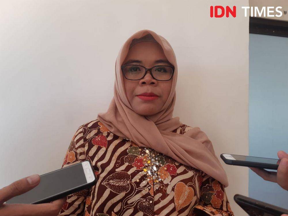 Kepala Seksi Pemberdayaan Industri Subdirektorat IKM Sandang dan kulit, Direktorat IKM Kimia, Sandang, Kerajinan dan Industri Aneka, Kemenperin, Siti Nurkomariyah. IDN Times/Ardiansyah Fajar