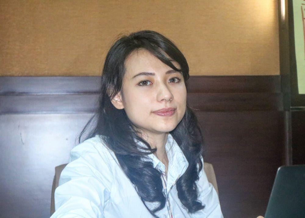 Risa Santoso tak menyangka bahwa terpilihnya ia sebagai rektor menjadi viral. IDN Times/ Alfi Ramadana