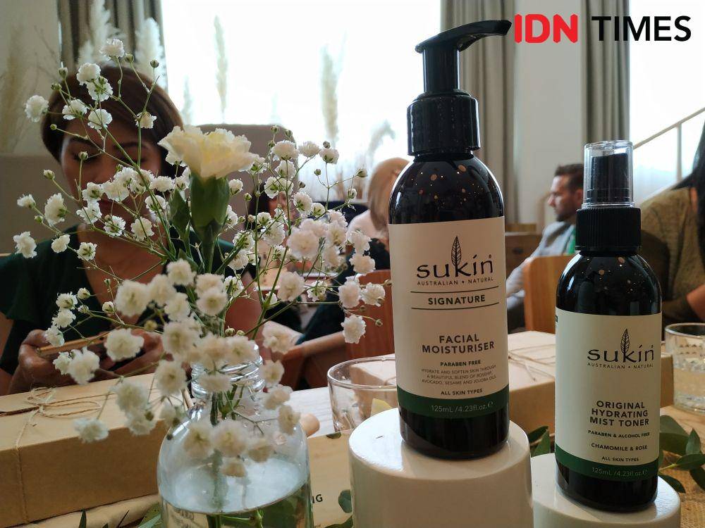 Launching Sukin Skincare di Jakarta. 5 November 2019. IDN Times/Syarifah Noer Aulia