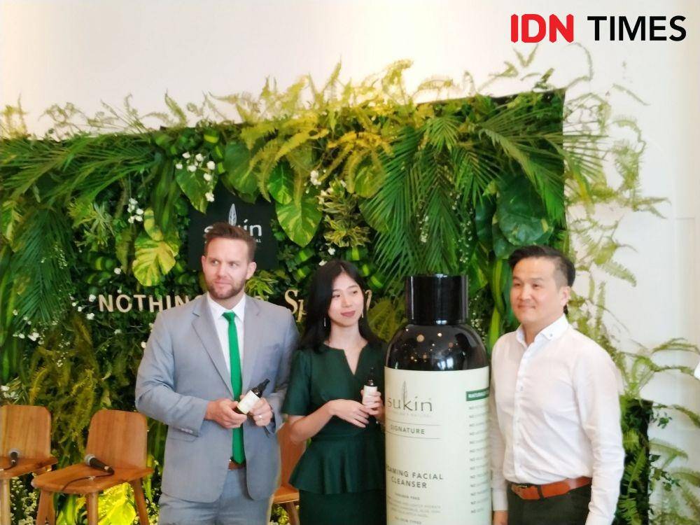 Launching Sukin Skincare di Jakarta. 5 November 2019. IDN Times/Syarifah Noer Aulia