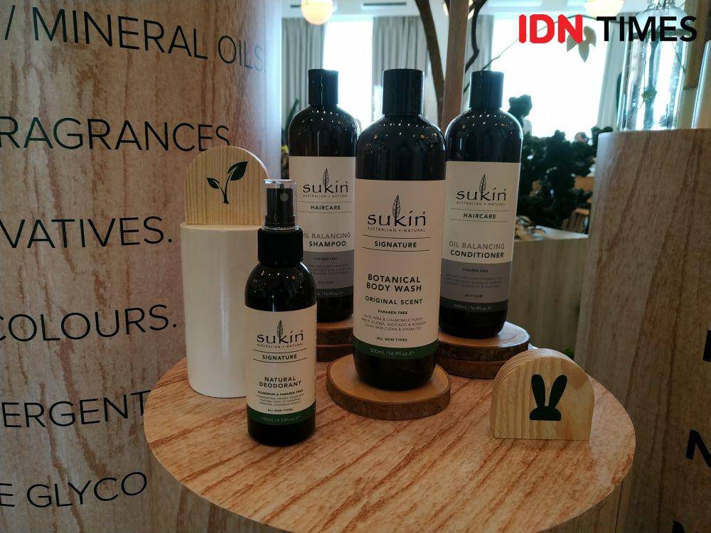 Launching Sukin Skincare di Jakarta. 5 November 2019. IDN Times/Syarifah Noer Aulia