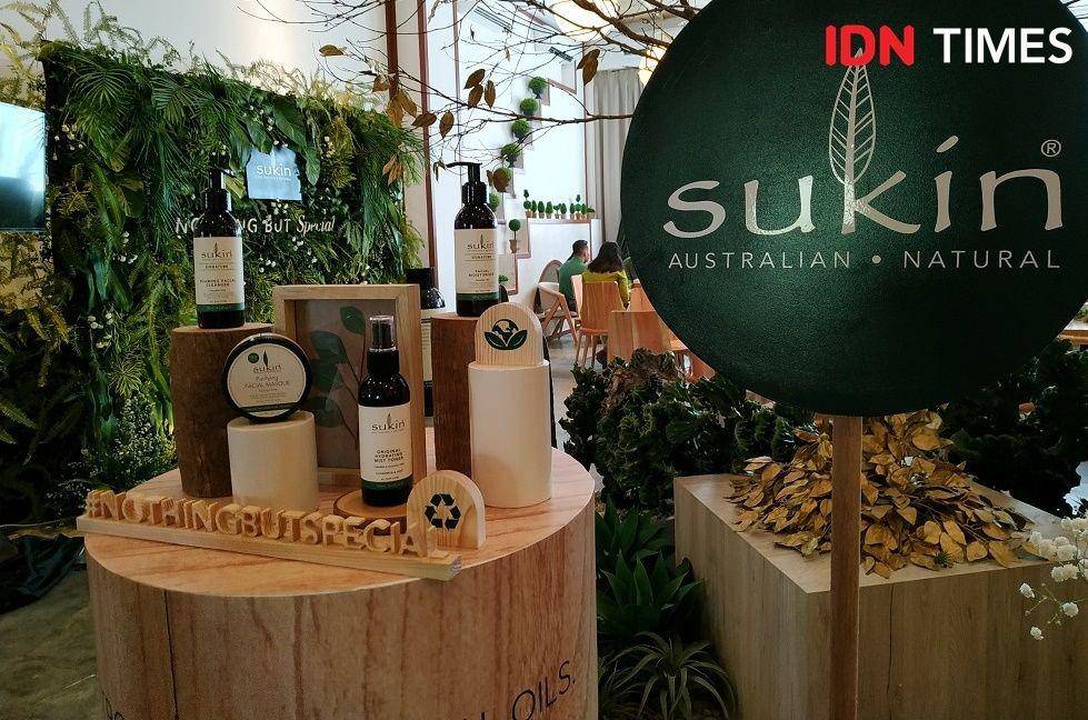 Launching Sukin Skincare di Jakarta. 5 November 2019. IDN Times/Syarifah Noer Aulia